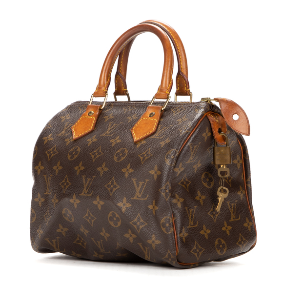 Louis Vuitton Speedy 25  in Brown Monogram Canvas - Picture 2 of 6